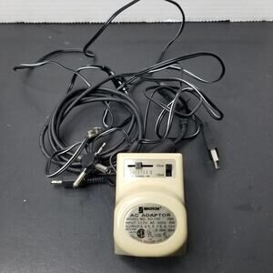 RECOTON Universal AC/DC Adapter AD100 300mA 3, 4.5, 6, 7.5, 9, 12V